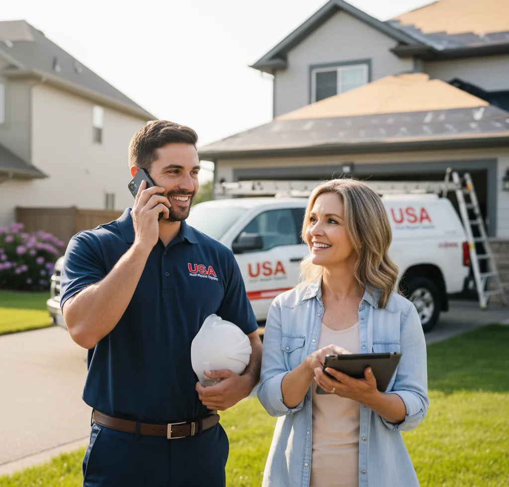 USA Roof Repair Experts customer support in Glendale Heights